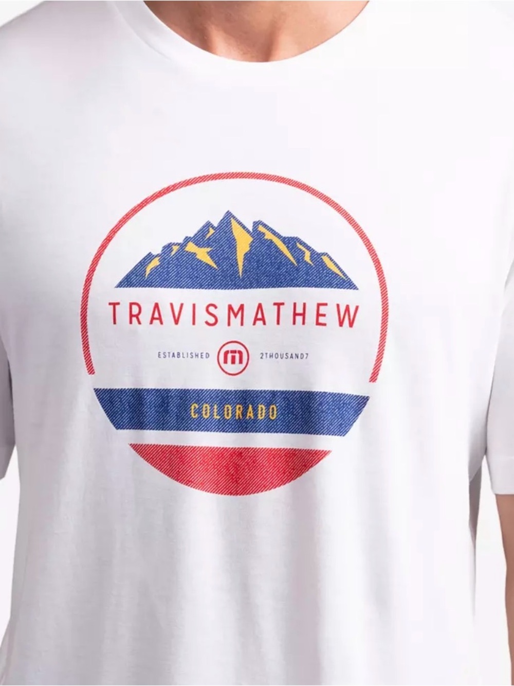 Travis Mathew |‎ Peak your interest | White Tee
